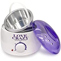 LOVECRAZY - Calentador de Cera Eléctrico para Depilación Profesional 500ml- Color Blanco